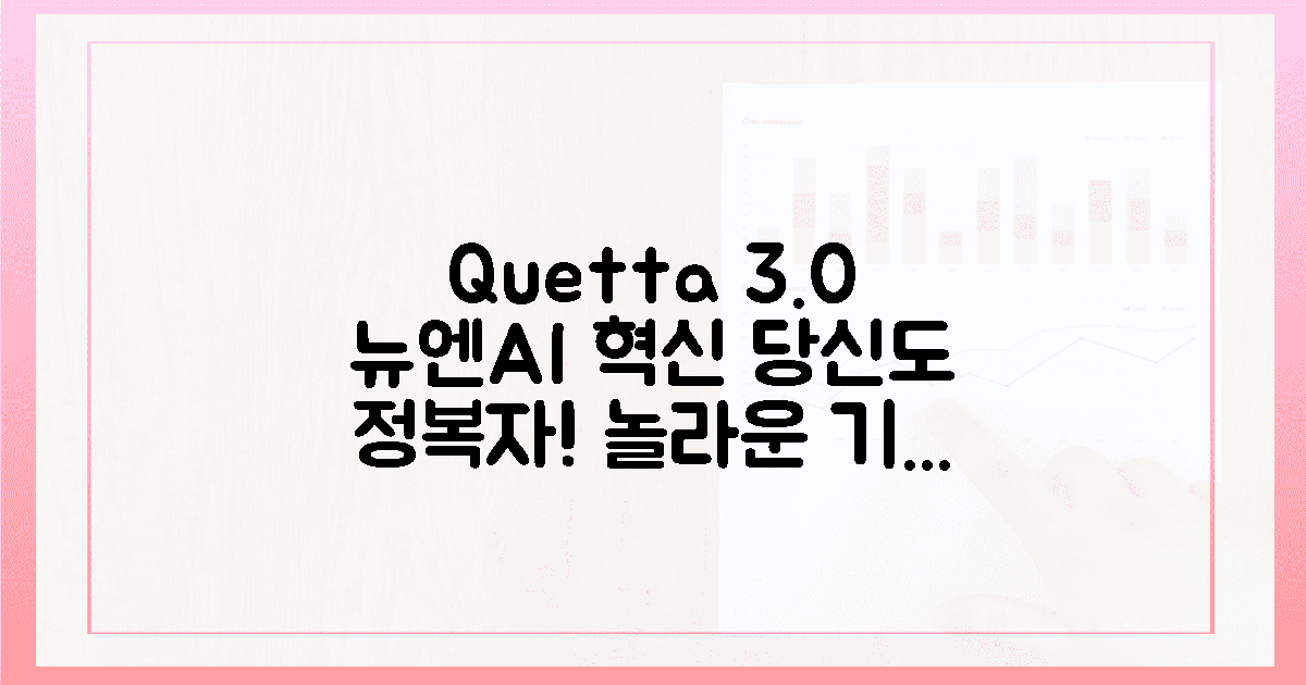 뉴엔AI의 놀라운 기술력, Quetta 3.0으로 당신도 정복자가 되세요!