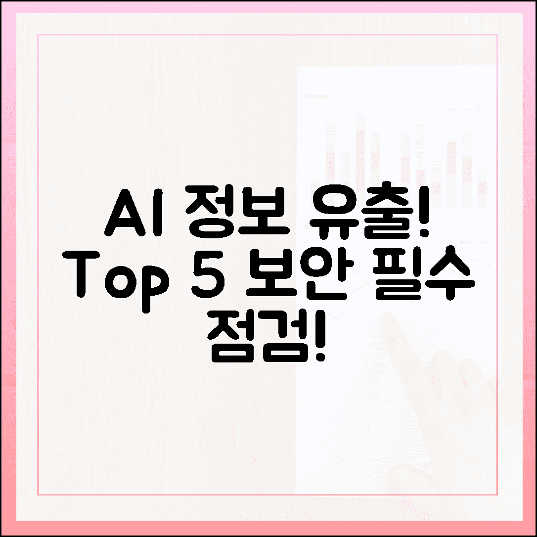 LLM 정보 유출! AI 보안, 5가지 필수 점검!