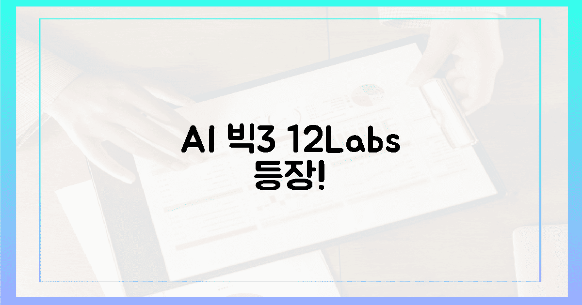 AI 빅3, 12랩스가 뜬다!