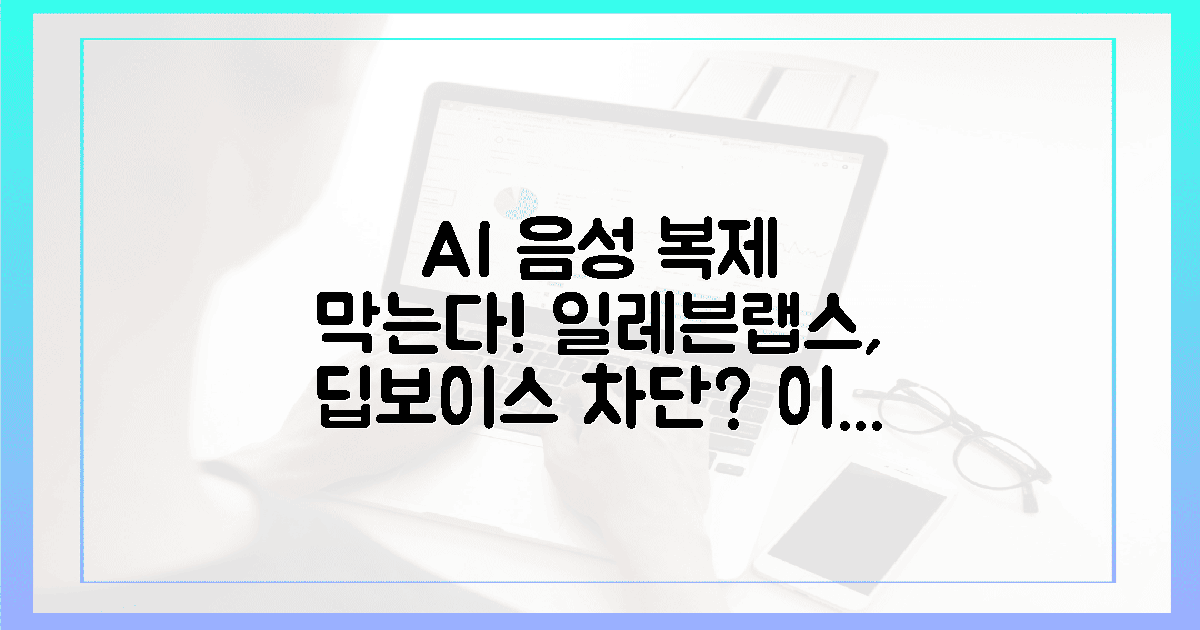 일레븐랩스 온다! 딥보이스 100% 원천차단?