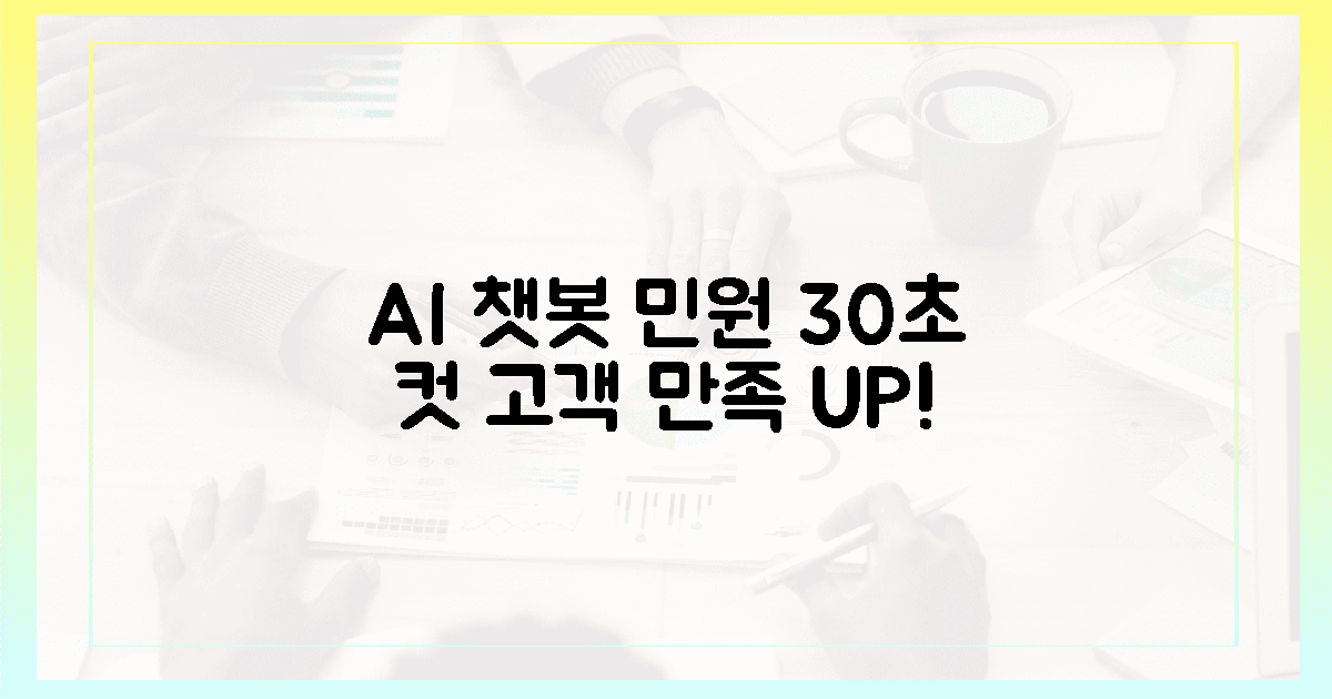 AI 챗봇, 민원 폭주 30초 만에 해결!