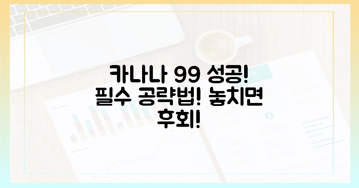 99% 성공 보장! '카나나' 활용법, 놓치면 후회