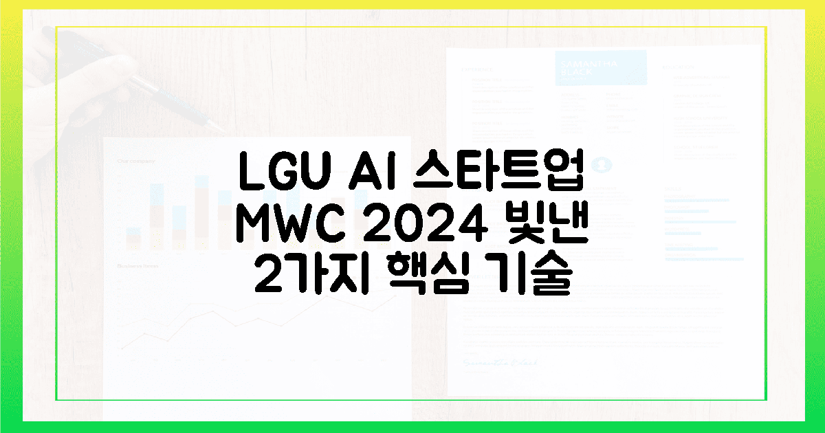 LGU+ 지원 AI 스타트업, MWC 20 빛낸 2가지