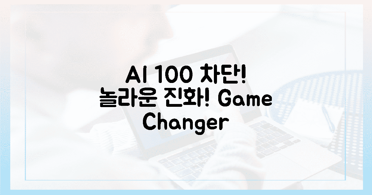 100% 차단, AI 기술의 놀라운 진화!