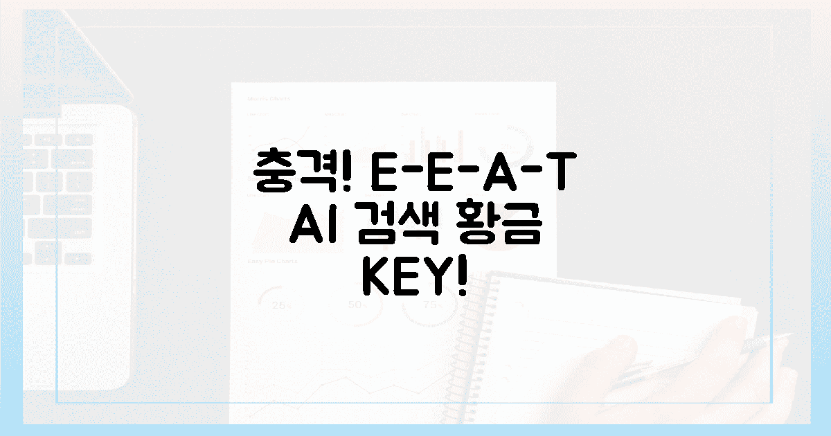 충격! E-E-A-T, AI 검색의 황금 열쇠다!