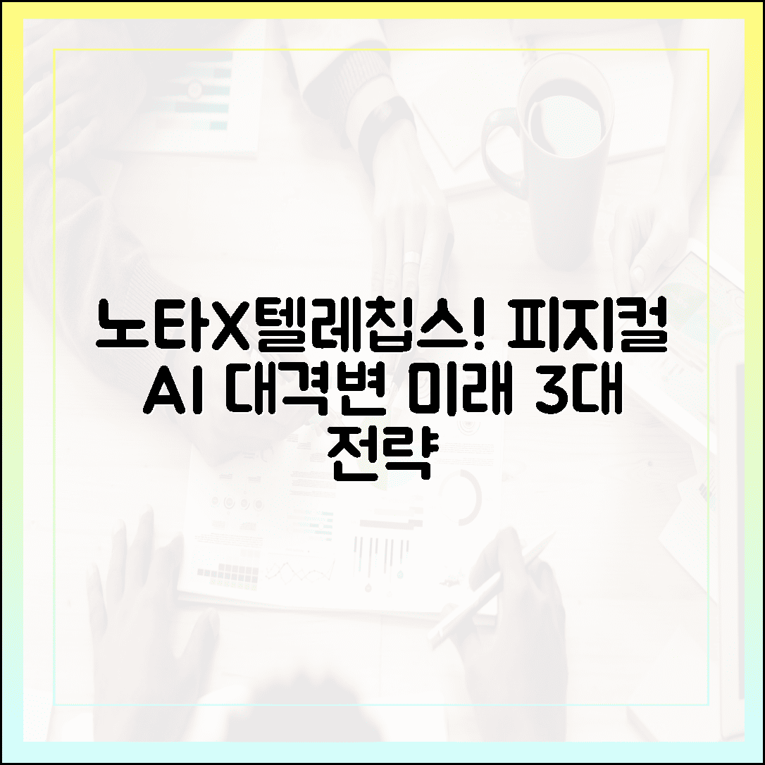 노타-텔레칩스! 피지컬 AI, 3대 미래 최적화 전략