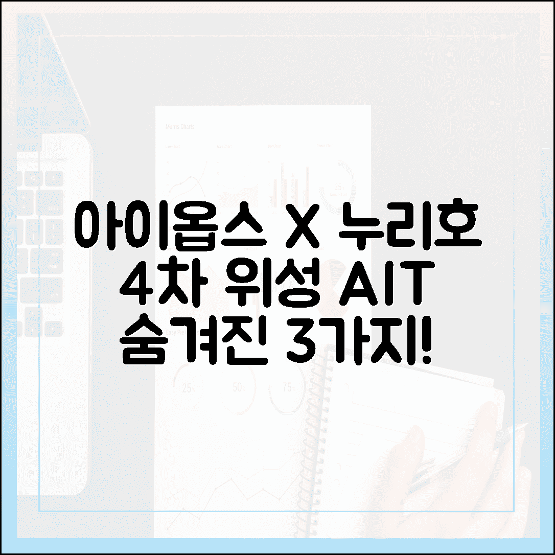 아이옵스, 누리호 4차 중형위성 AIT 숨겨진 3가지!