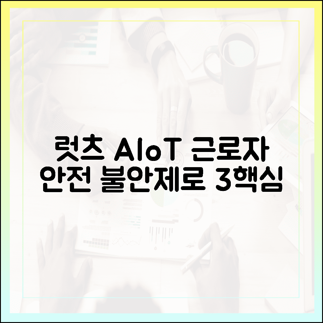 AIoT혁신대상 럿츠: 근로자 안전 '불안 제로' 만드는 3가지 핵심