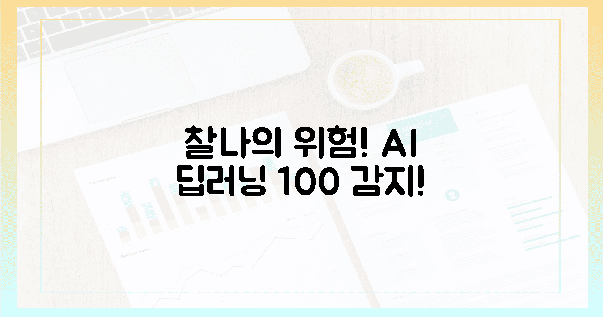 찰나의 위험도 포착! AI 딥러닝 100% 감지