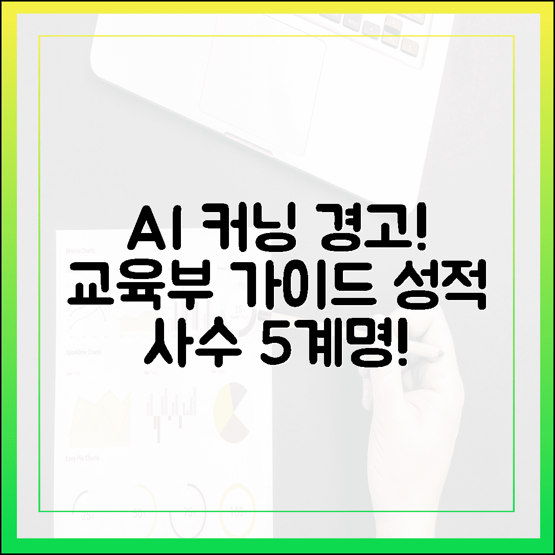 AI 커닝 심판! 교육부 3월 가이드라인: '성적 사수' 5계명 (전문가