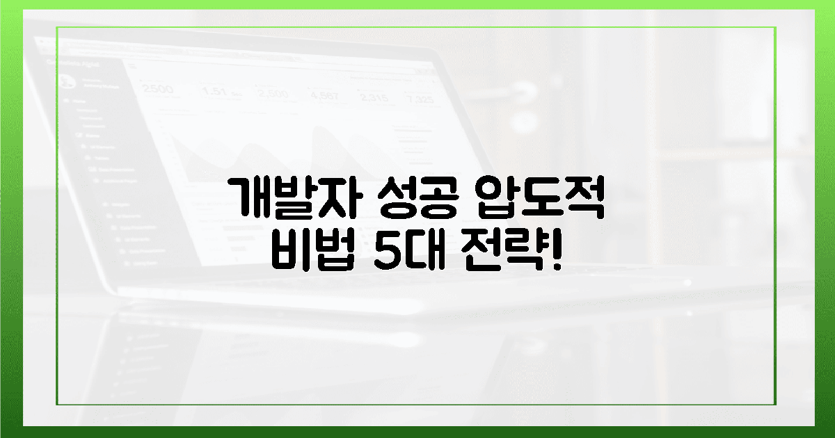 5대 전략: 개발자 성공 압도적 비법