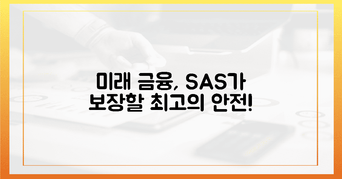 미래 금융, SAS로 안전을 체감하세요!