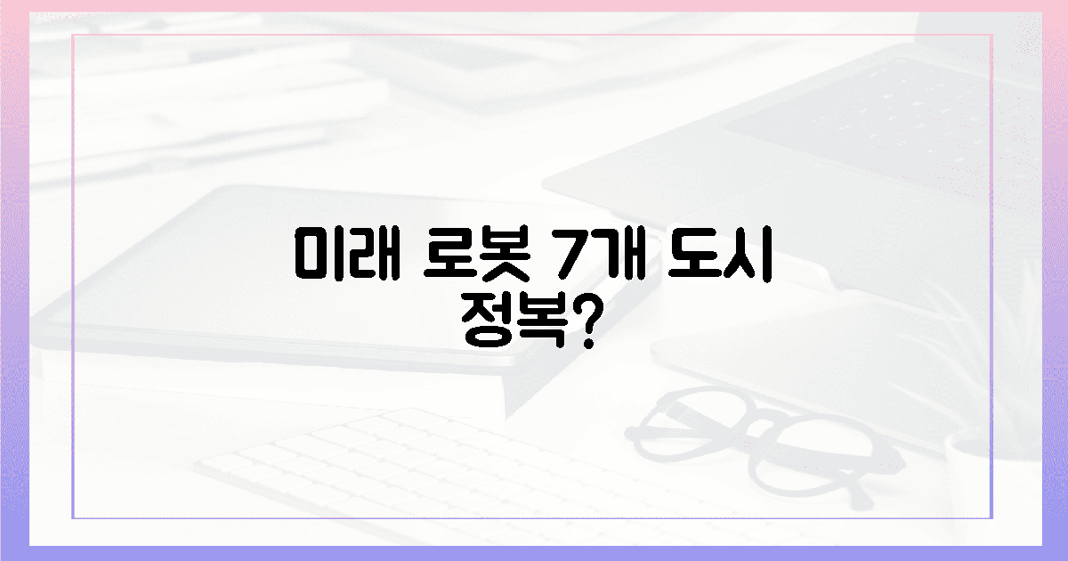 미래 로봇, 7개 도시를 탐험할까?