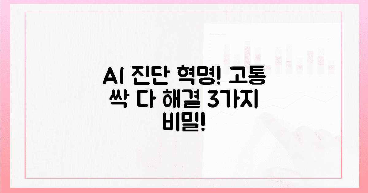 AI 진단 혁명! 3가지 고통 해결 비결은?