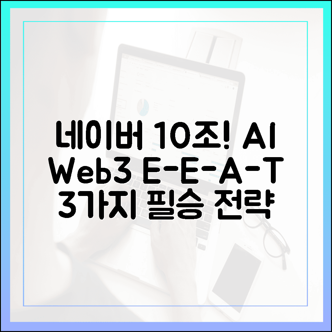두나무 품은 네이버 10조! AI·웹3 E-E-A-T 필승 전략 3가지
