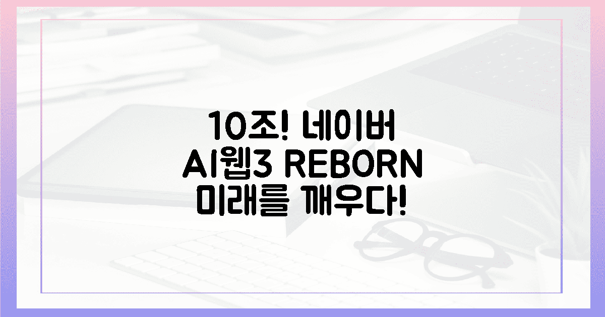 10조! 네이버 AI·웹3 심장 박동