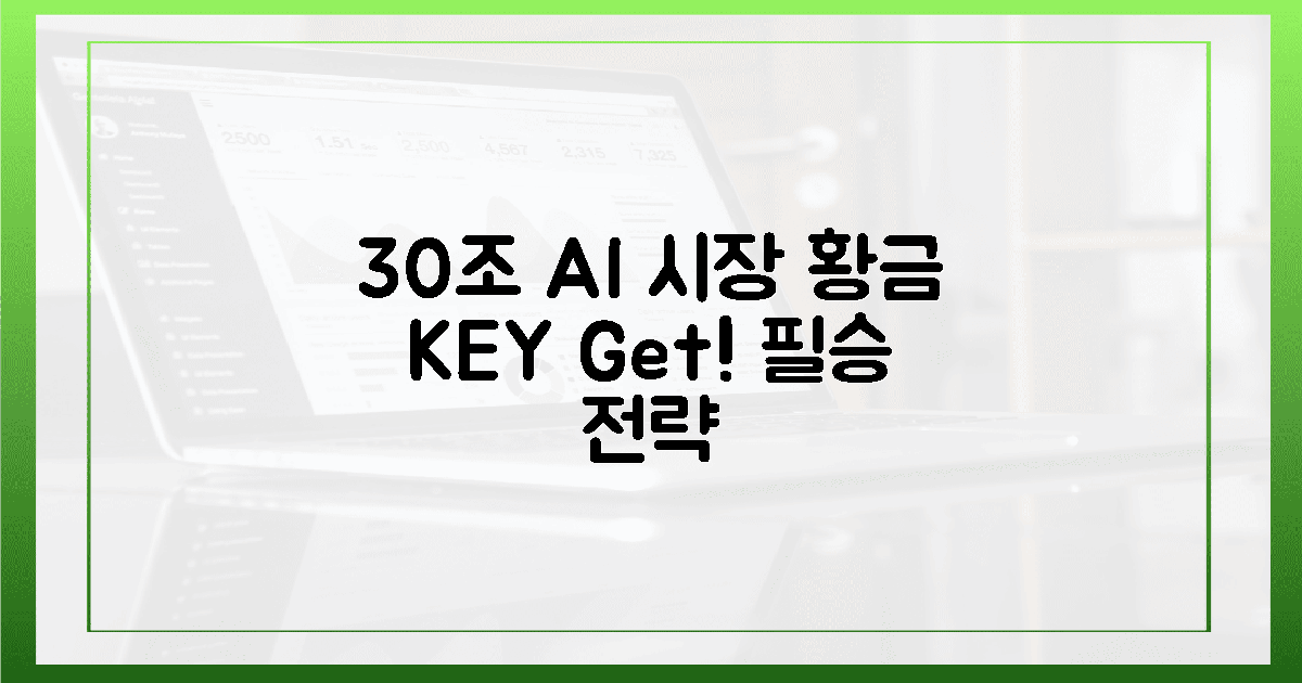 , 30조 AI 황금 열쇠 쥘 전략