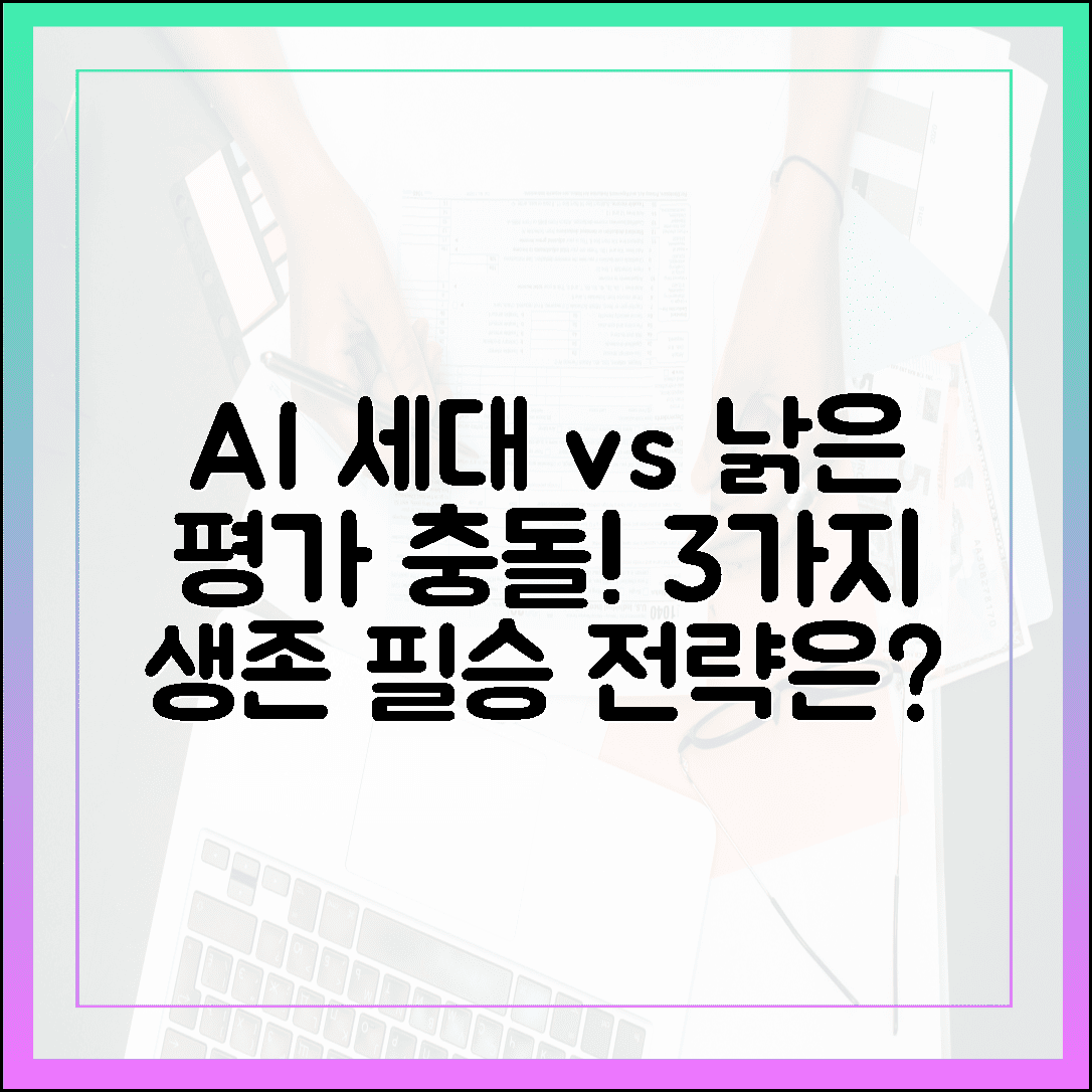 시시비비] AI 세대와 낡은 평가 충돌: 3가지 생존 전략
