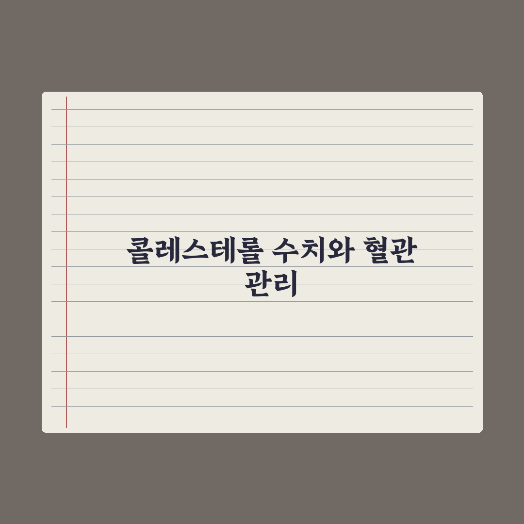 콜레스테롤 LDL·HDL 수치의 의미와 관리법 총정리: 전문가의 5대 지표