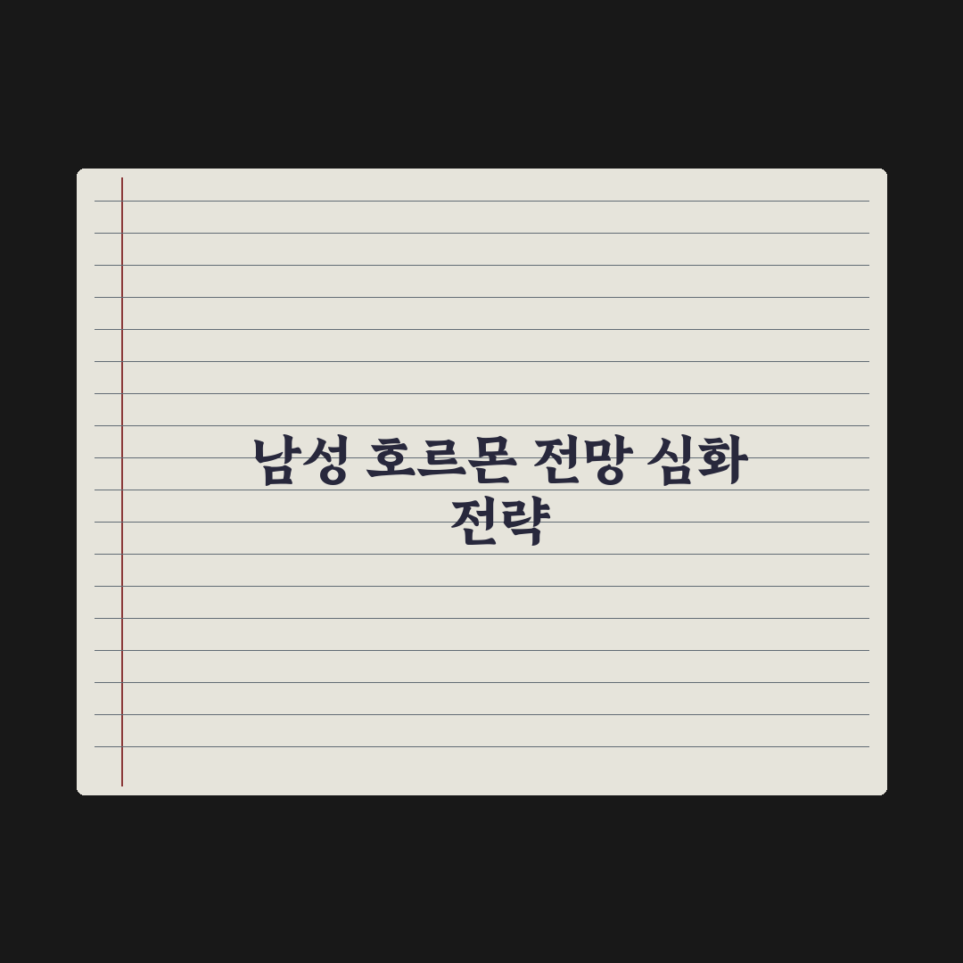 갱년기 남성 영양제 - 테스토스테론 보조 성분 심층분석: 전문가 검증 5선